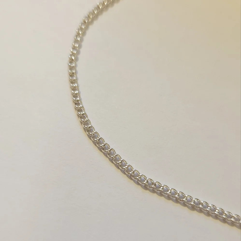 Dainty Silver Tone Chain Link Bracelet Adjustable 7